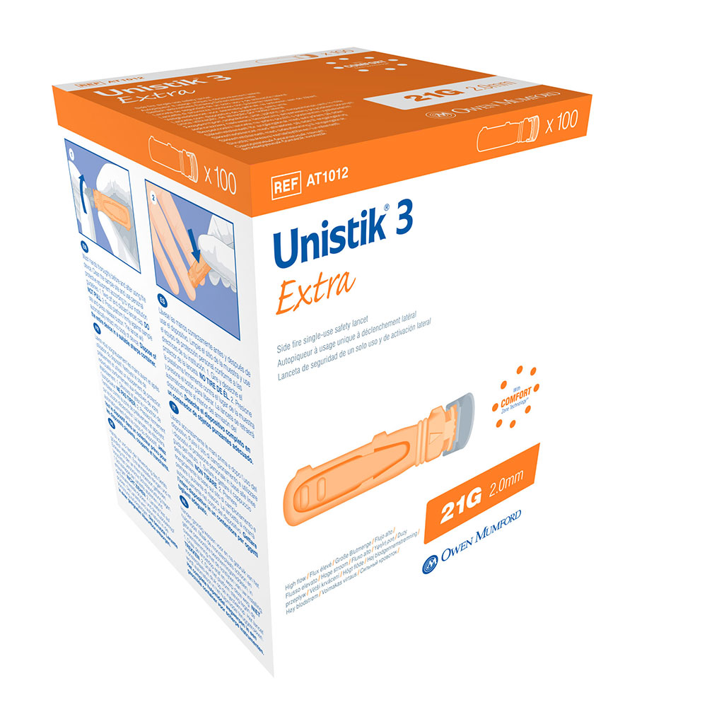 UniStik 3 Extra, 100 Stück, stark (21 G)