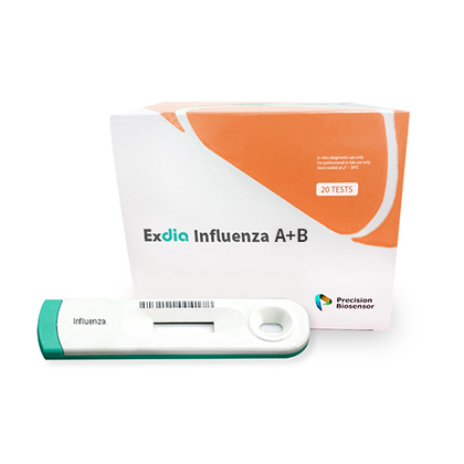 Exdia Influenza A+B Kit (inkl. Positv- und Negativkontrolle)